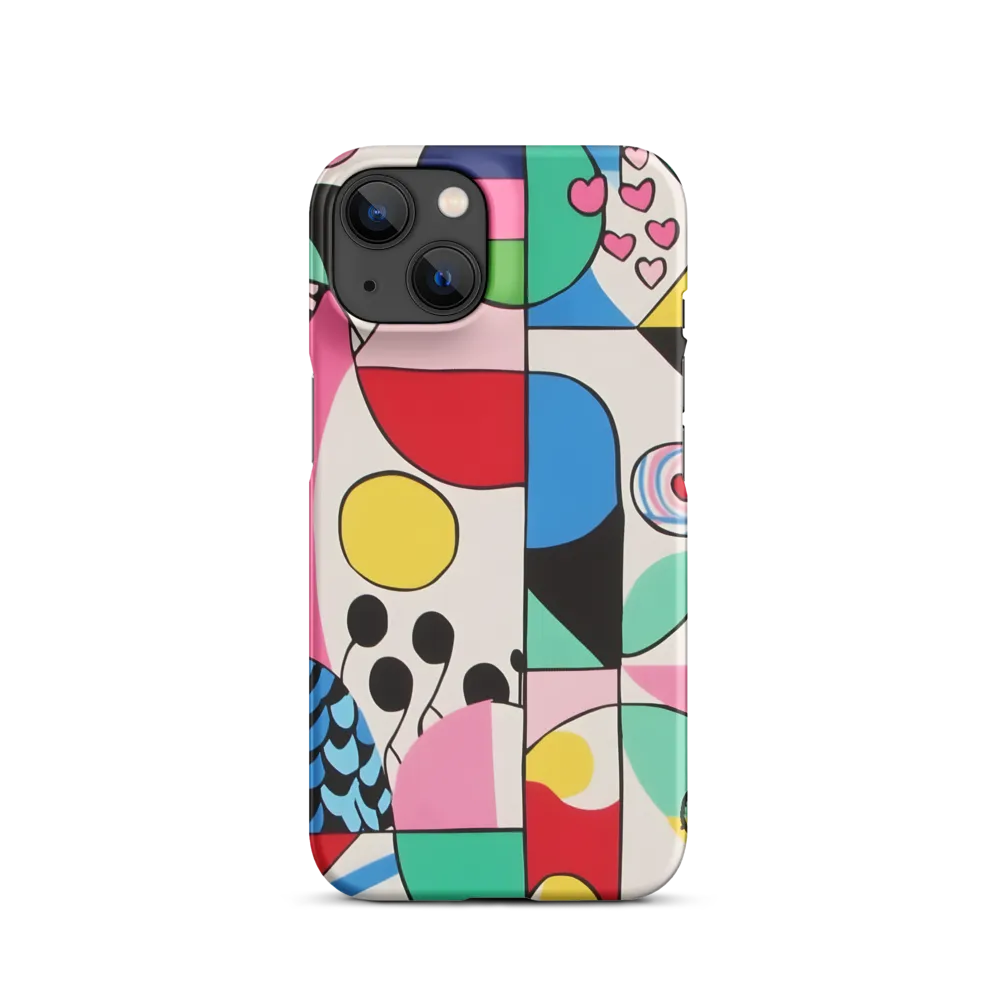 Dynamic Interplay of Shapes | Phone Case |  14 | Snap Case | Matte