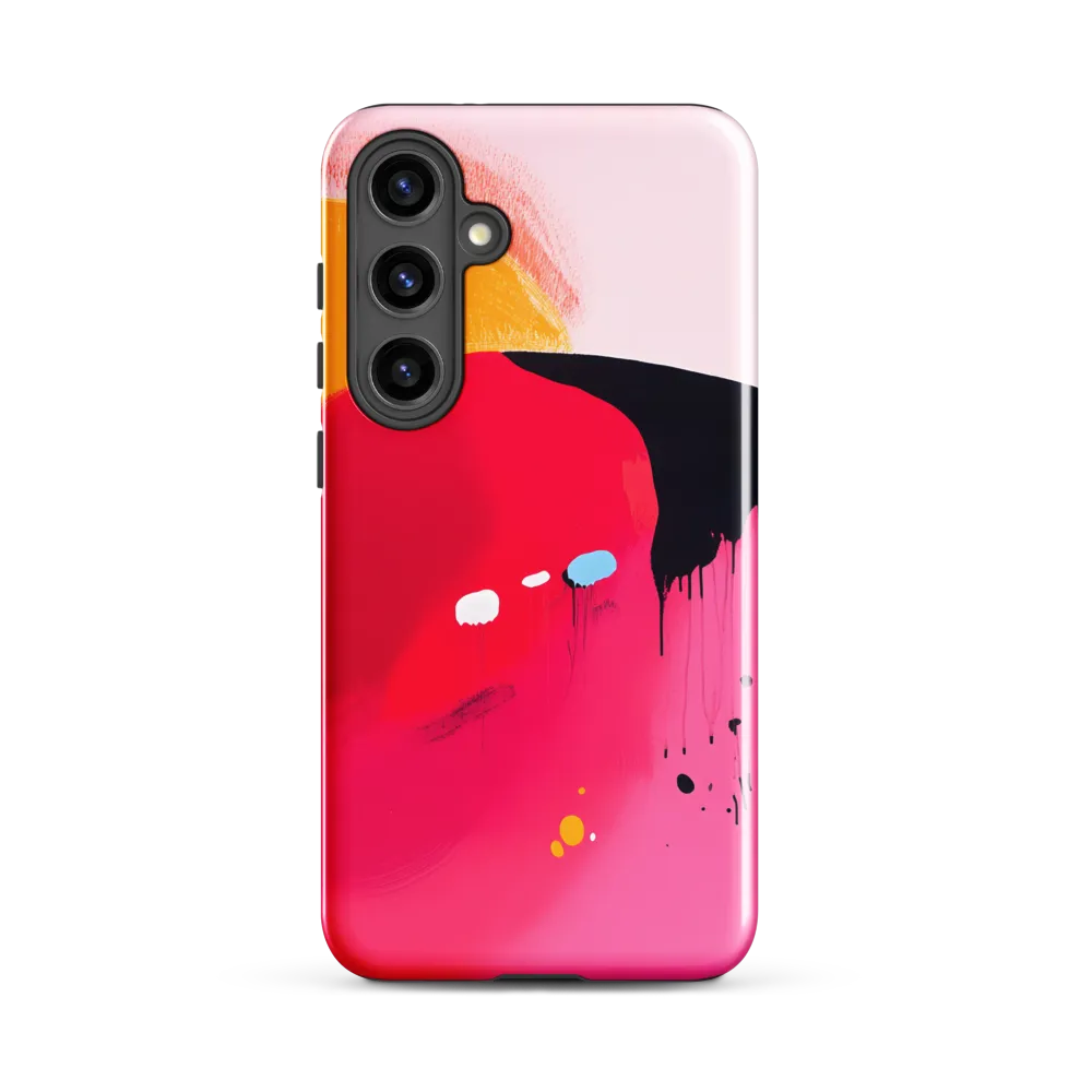 Magenta Sweep — Study in Drips and Fields