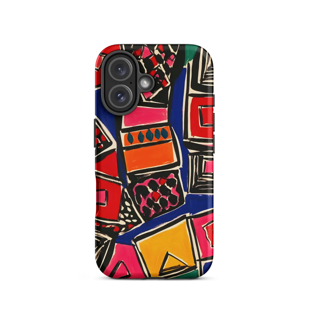 Dynamic Geometric Harmony | Phone Case