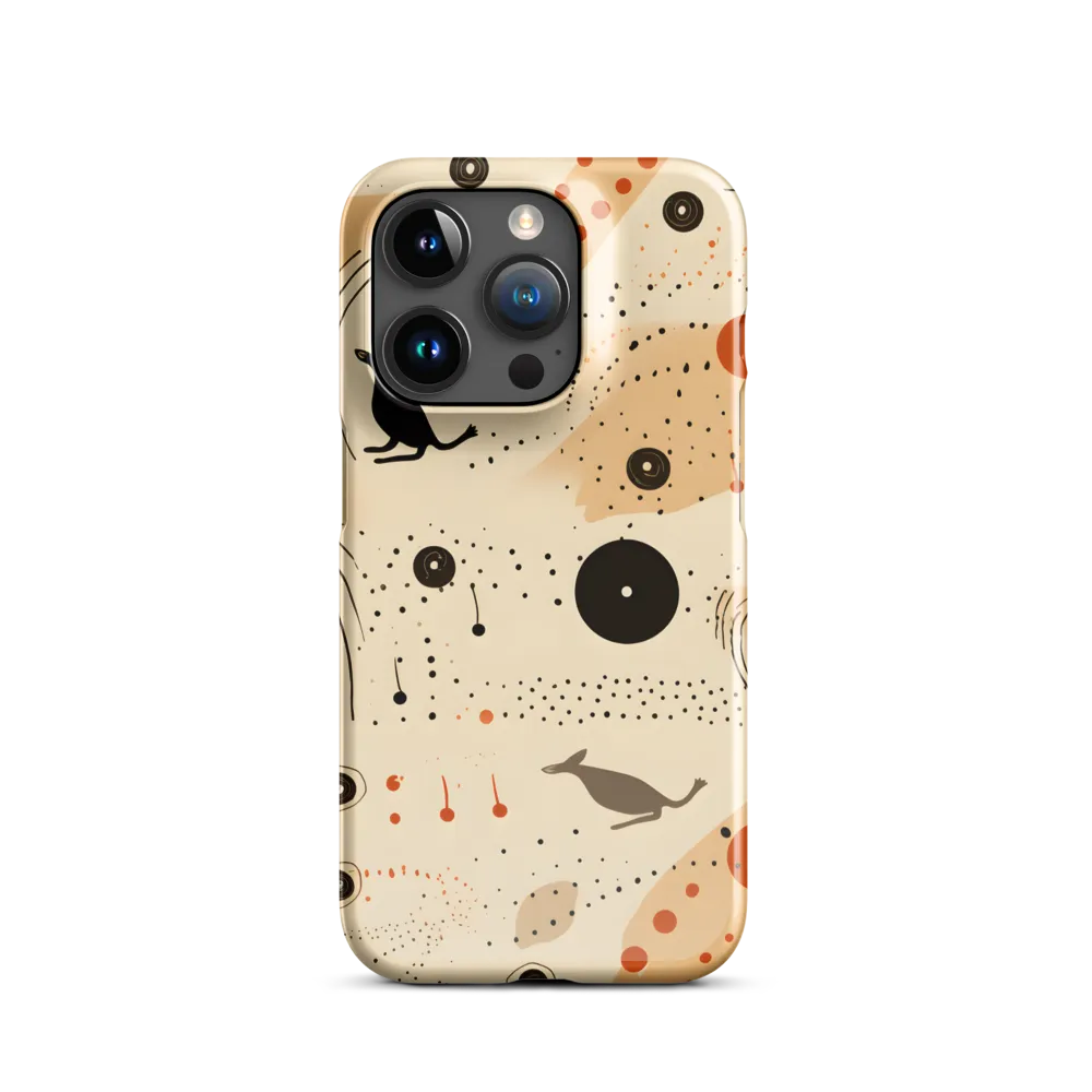 Playful Patterns in Earth Tones | Phone Case |  15 Pro | Snap Case | Glossy