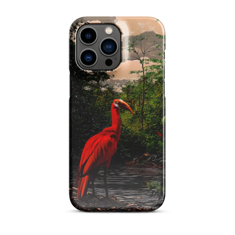 Enigmatic Elegance: The Scarlet Observer
