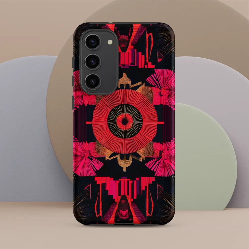 Dynamic Geometric Symphony | Phone Case |  S23 Plus | Tough Case | Matte