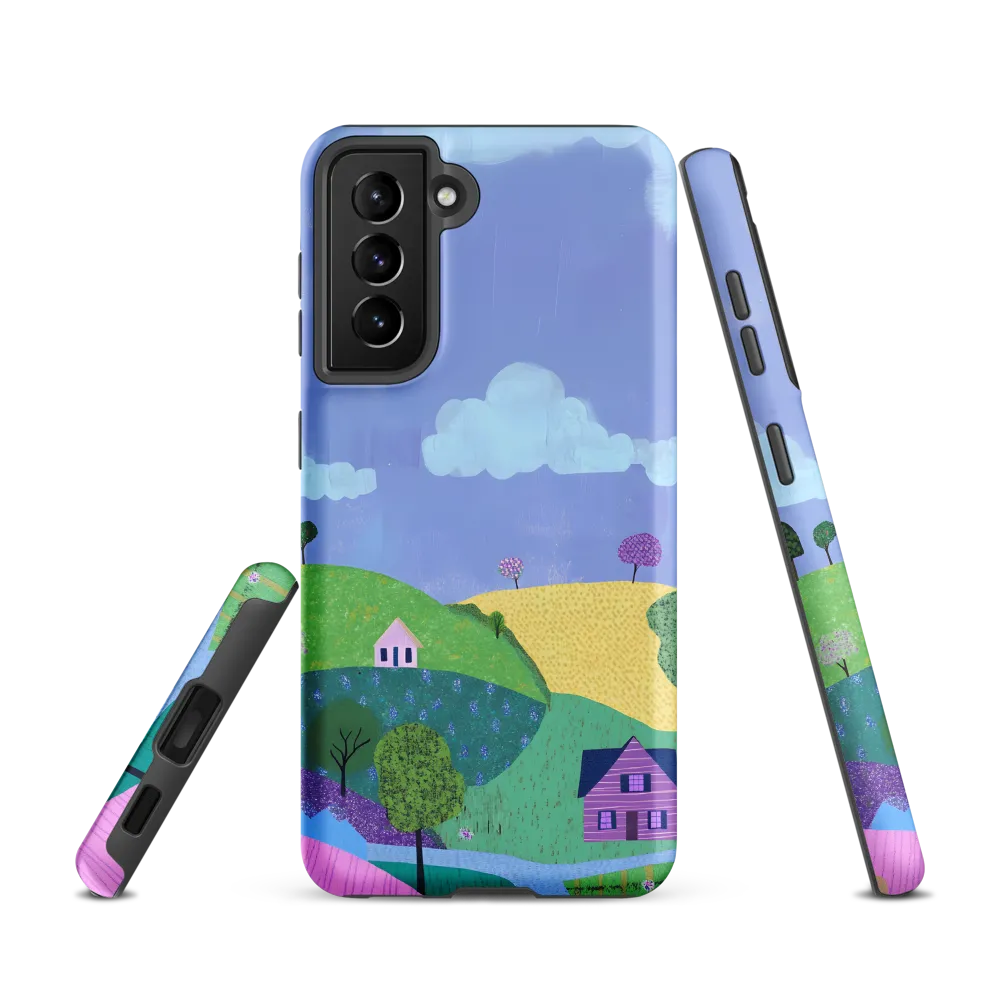 Whimsical Hills and Quaint Homes | Phone Case |  S21 | Tough Case | Matte