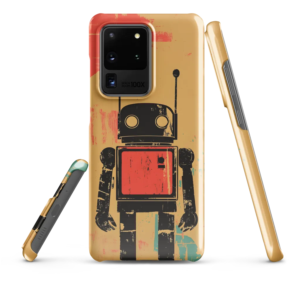 The Retro Robot | Phone Case |  S20 Ultra | Snap Case | Glossy