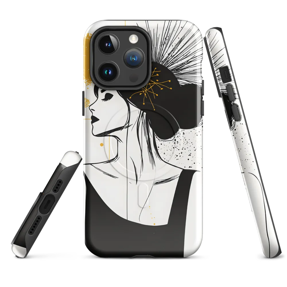 Ethereal Elegance | Phone Case |  14 Pro Max | MagSafe® Tough Case | Glossy