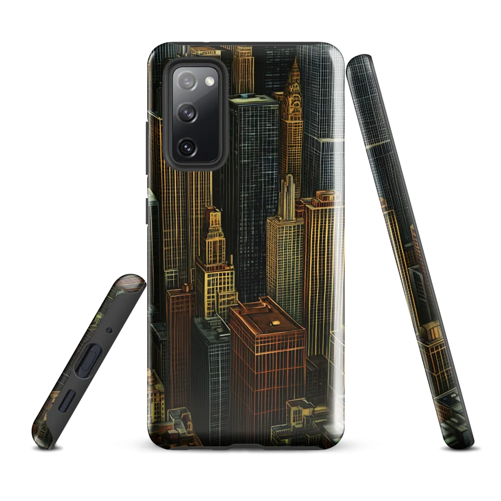 Urban Elegance: A Golden Cityscape