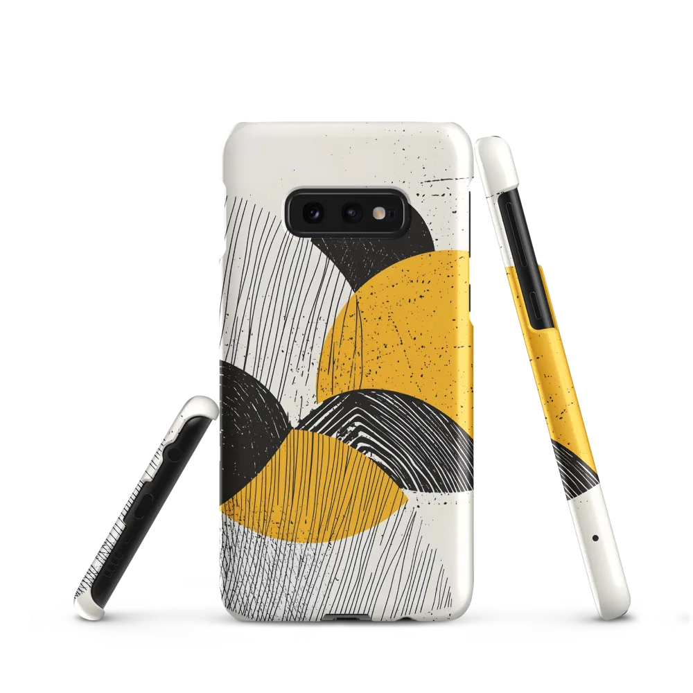 Dynamic Harmony in Black and Yellow
