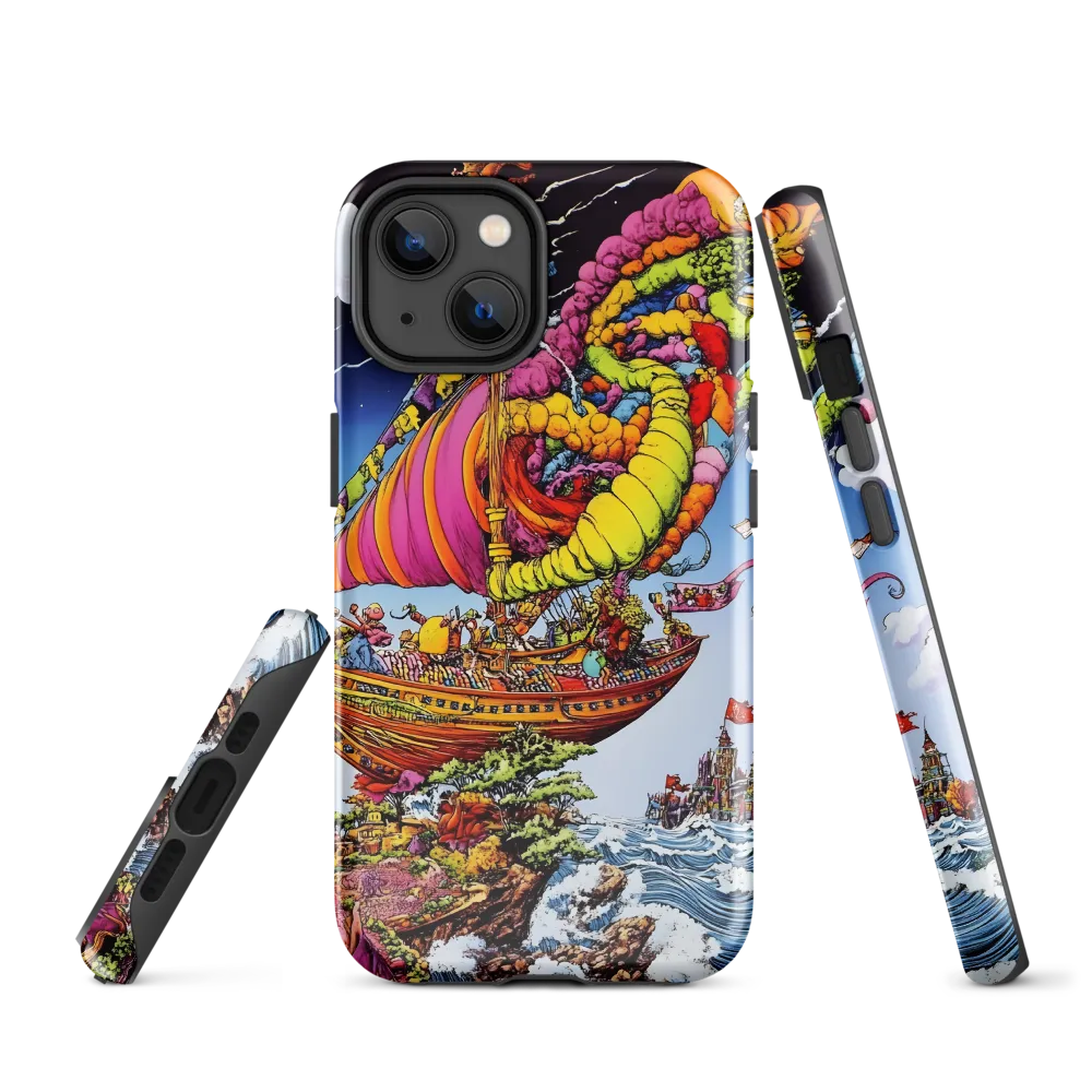 Voyage of Whimsy: A Surreal Sailor's Dream | Phone Case |  14 | Tough Case | Glossy
