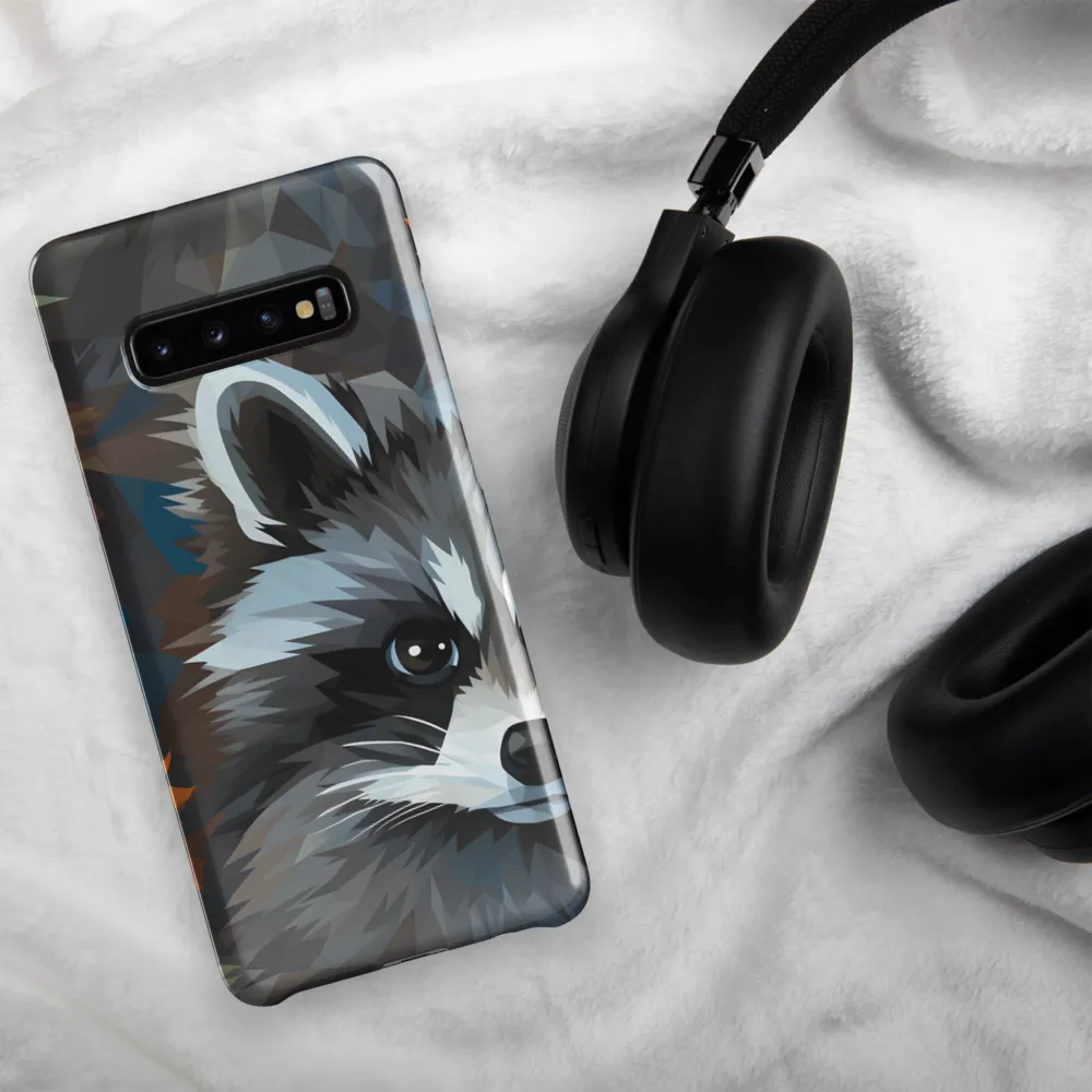 Whispers of Autumn: The Raccoon's Gaze | Phone Case |  S10 Plus | Snap Case | Glossy