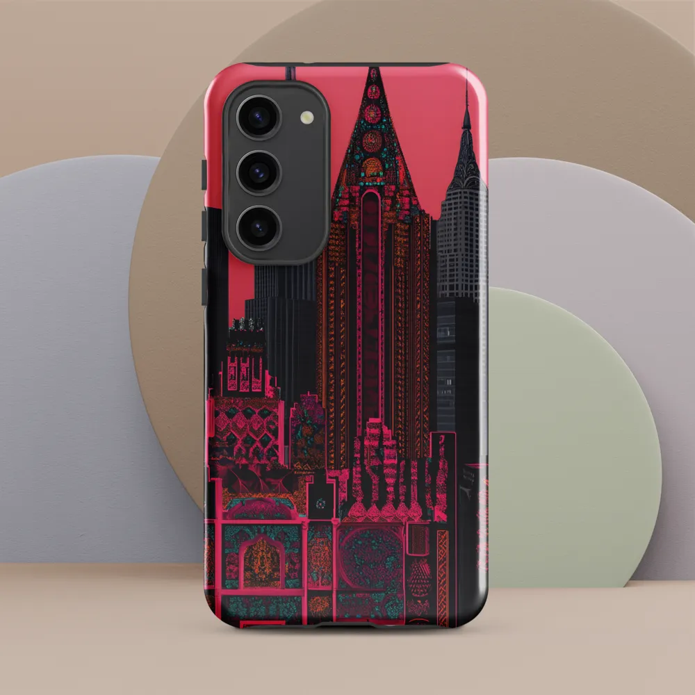 Urban Vibrance: A Digital Exploration of Skyscrapers