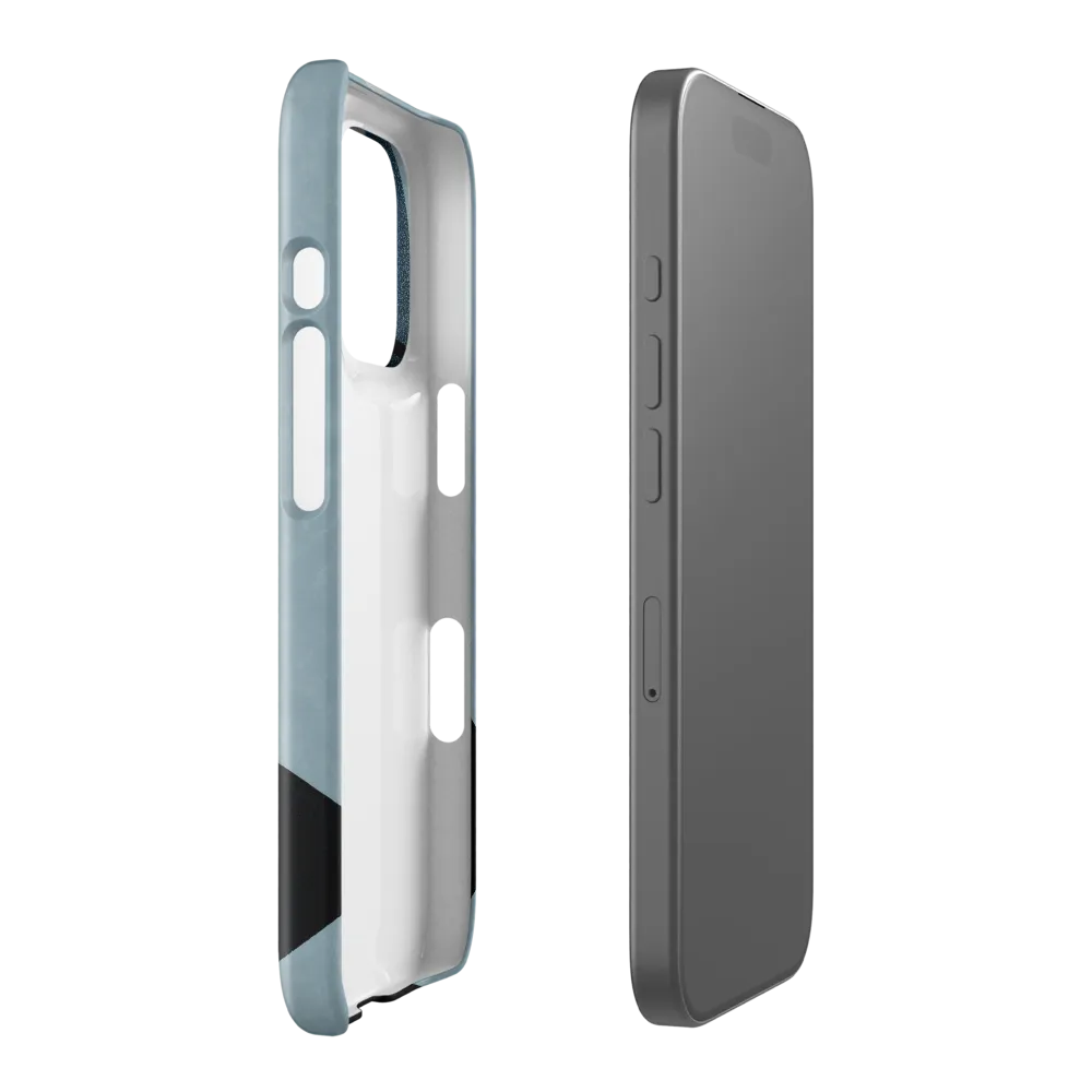 Minimalist Portrait of a Modern Man | Phone Case |  16 Pro | Snap Case | Glossy