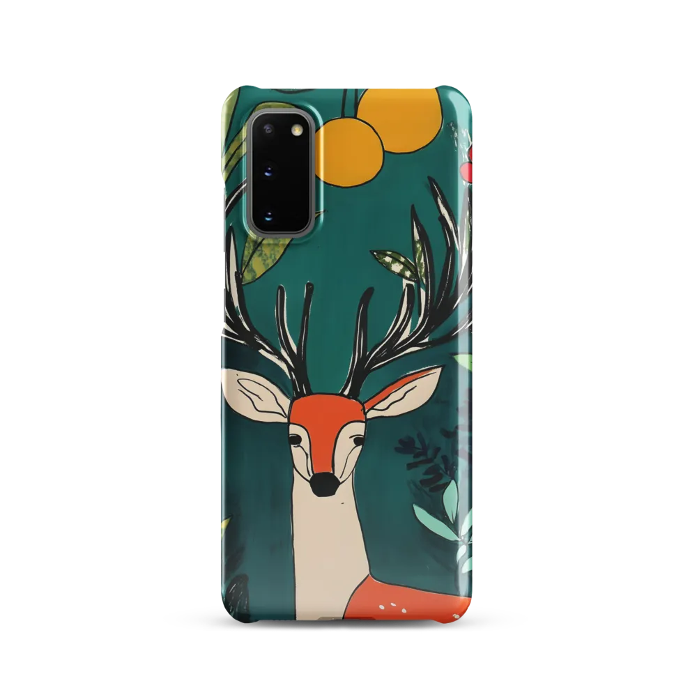 Nature's Embrace: The Majestic Deer | Phone Case |  S20 | Snap Case | Glossy