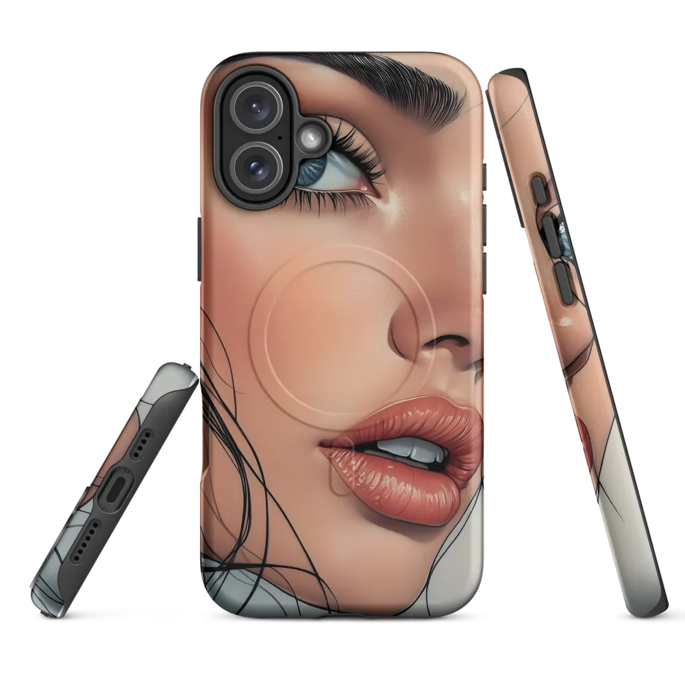 Iris & Skin — Close-Up Portrait