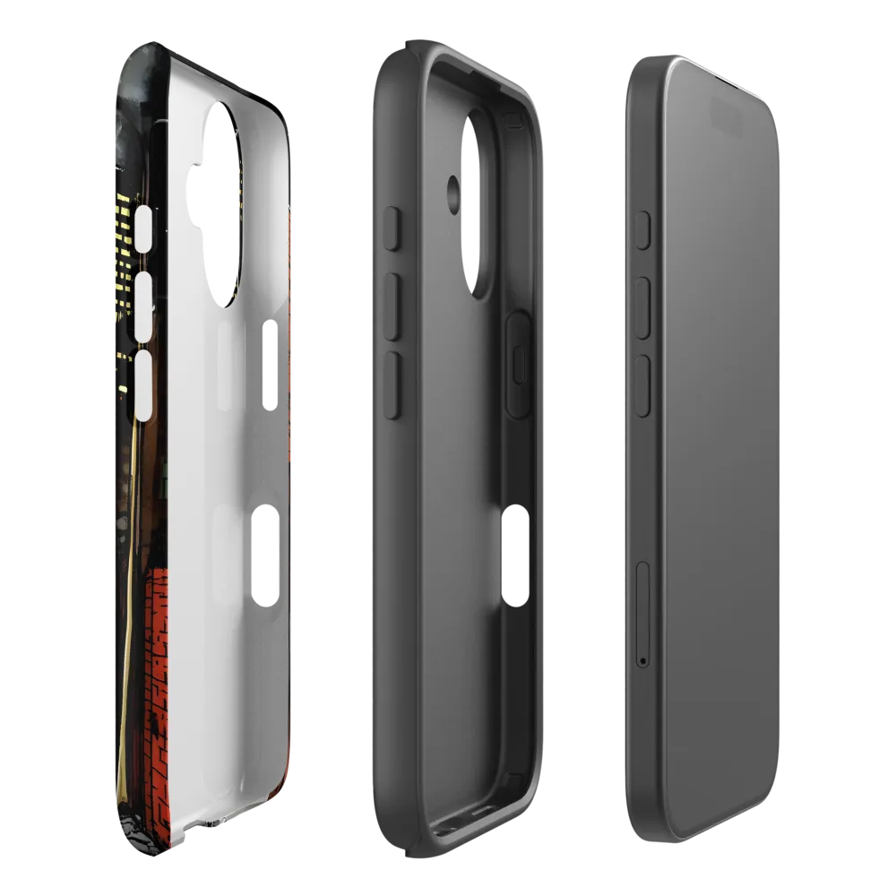 Nocturnal Cityscape: The Hidden Alley | Phone Case |  16 | Tough Case | Matte