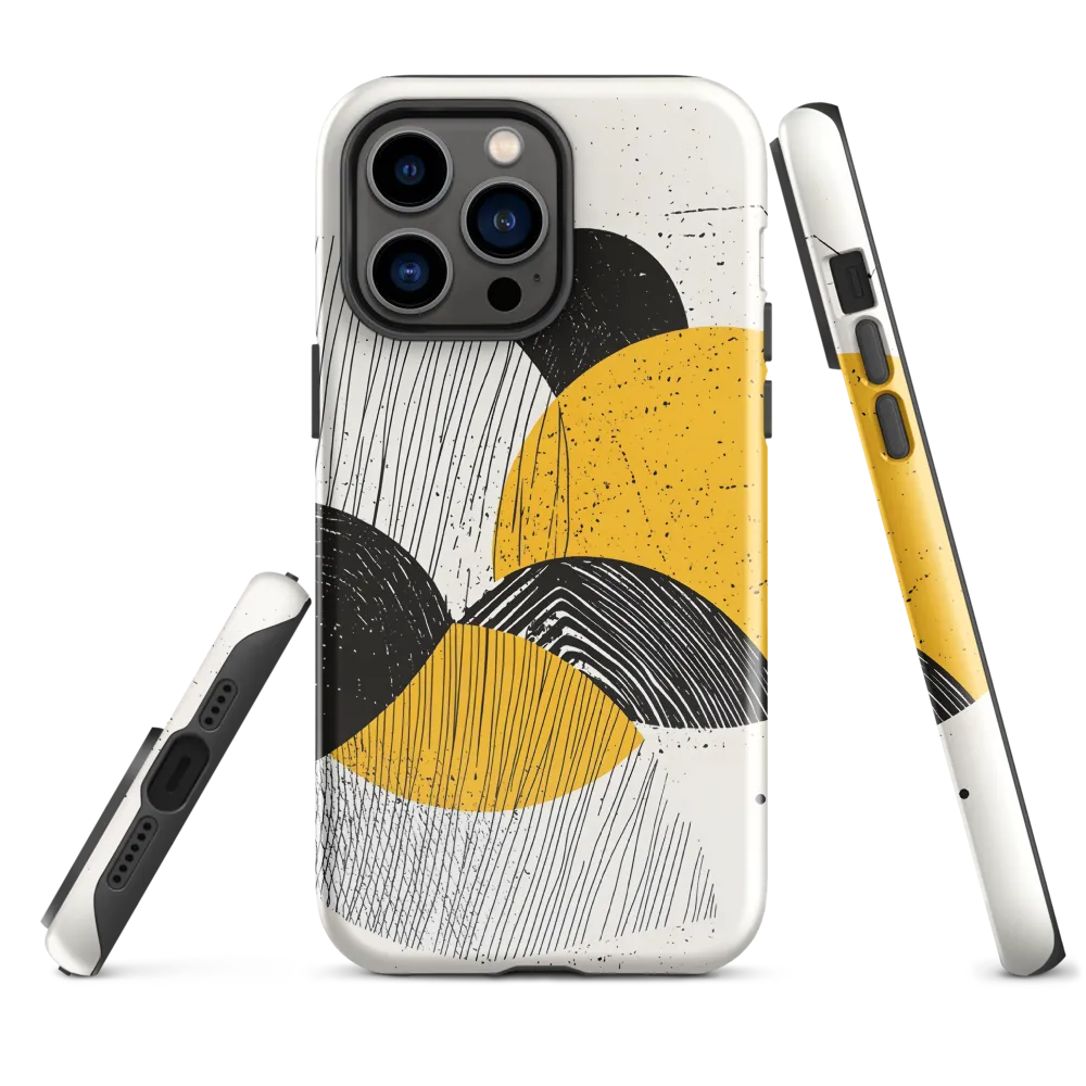 Dynamic Harmony in Black and Yellow