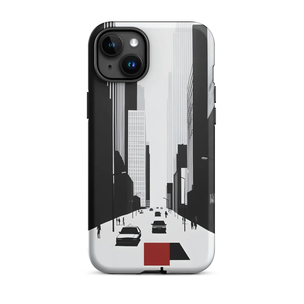 Urban Solitude: A Minimalistic Cityscape
