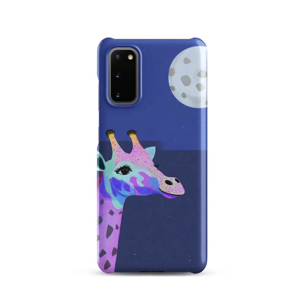 Whimsical Giraffe Under the Stars