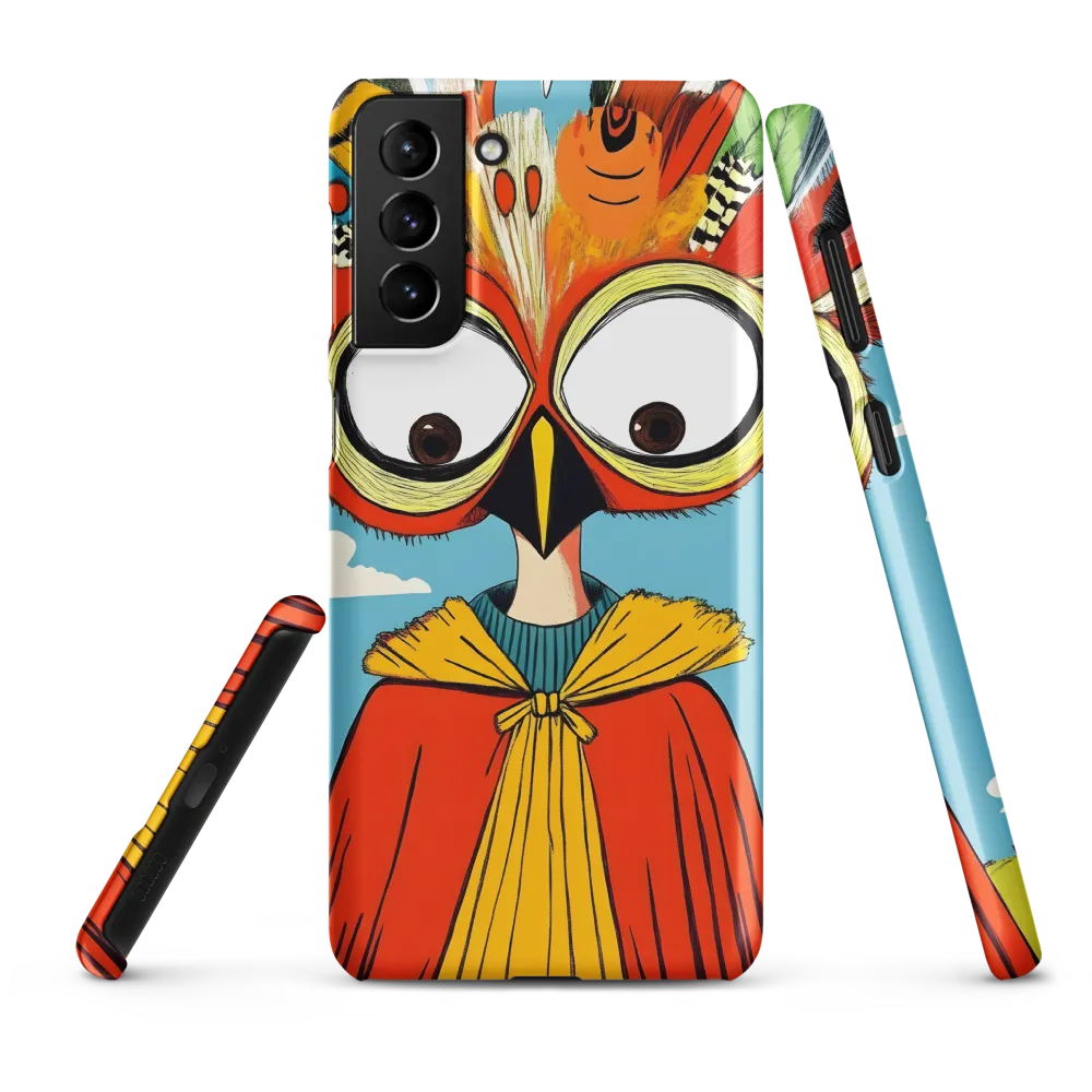 A Whimsical Encounter: The Owl-Human Fusion