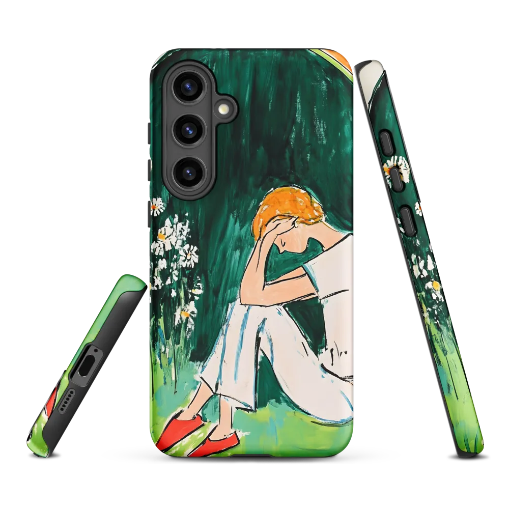 Silent Sorrow | Phone Case |  S24 Plus | Tough Case | Matte