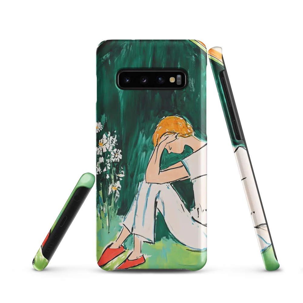 Silent Sorrow | Phone Case |  S10 | Snap Case | Matte