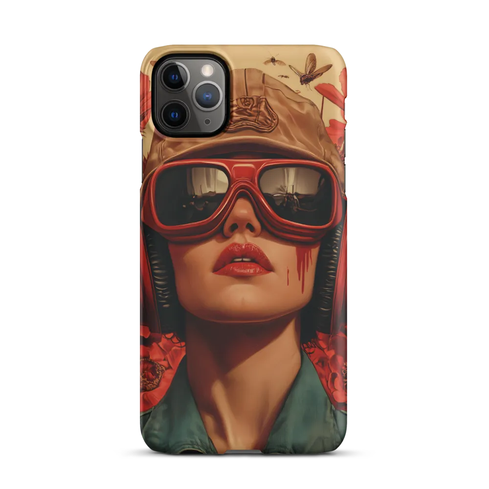 Defiant Portrait in a Floral Realm | Phone Case |  11 Pro Max | Snap Case | Matte