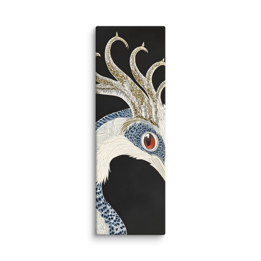 Elegance of the Majestic Peacock | Canvas | 12″×36″