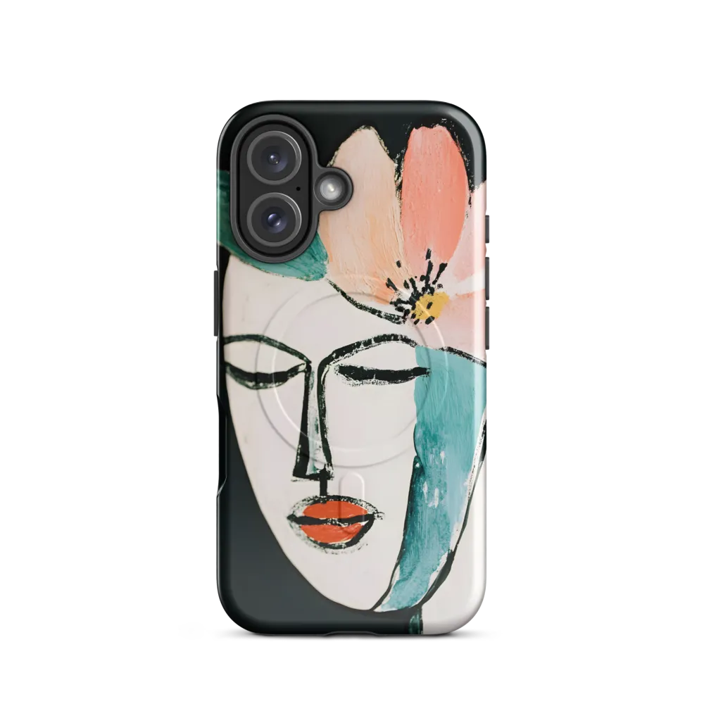 Elegance in Bloom | Phone Case |  16 | MagSafe® Tough Case | Glossy
