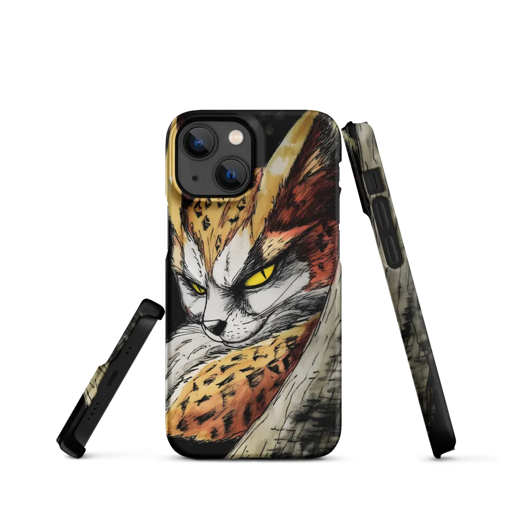 Fierce Gaze of the Wild Cat