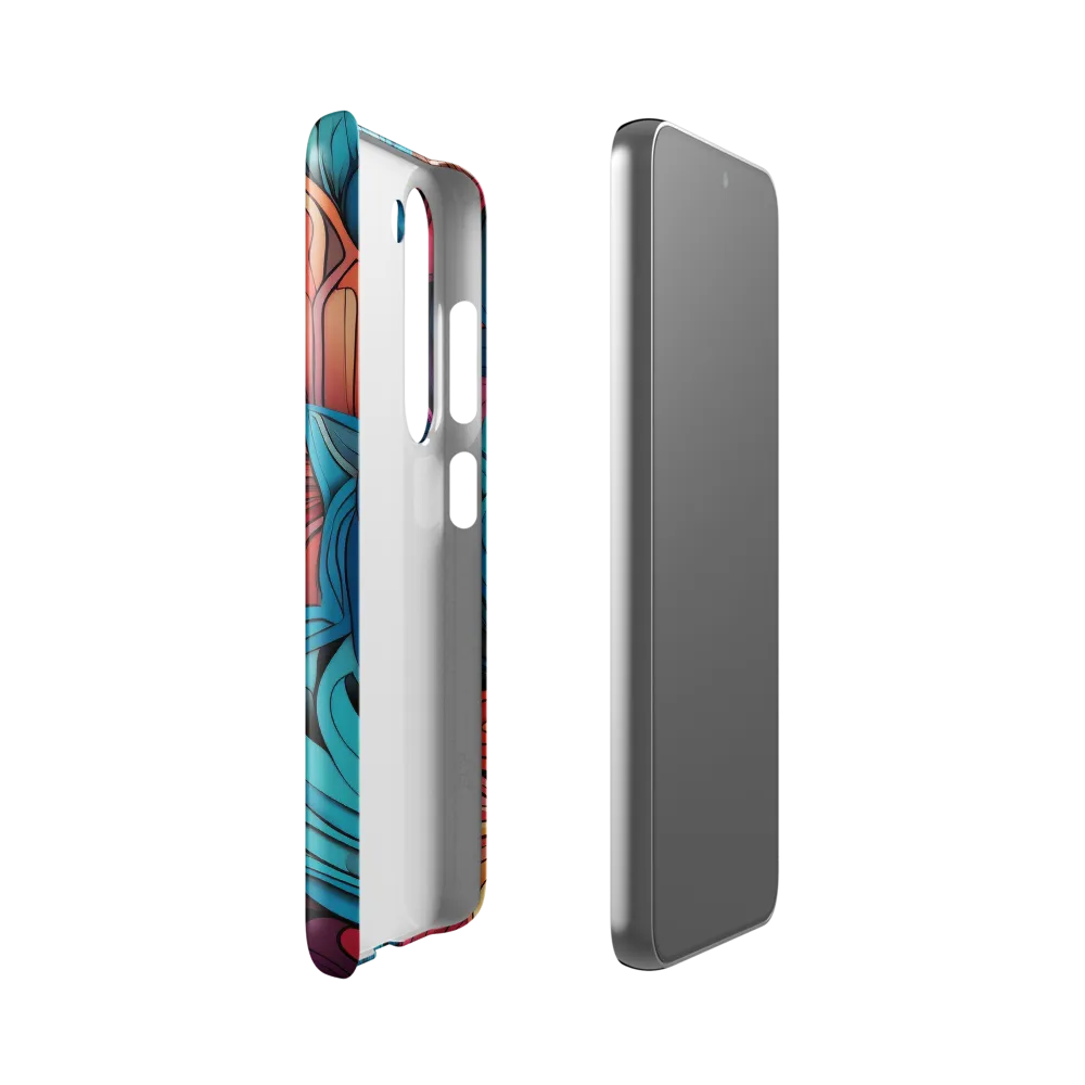 Floral Symphony | Phone Case |  S23 | Snap Case | Glossy