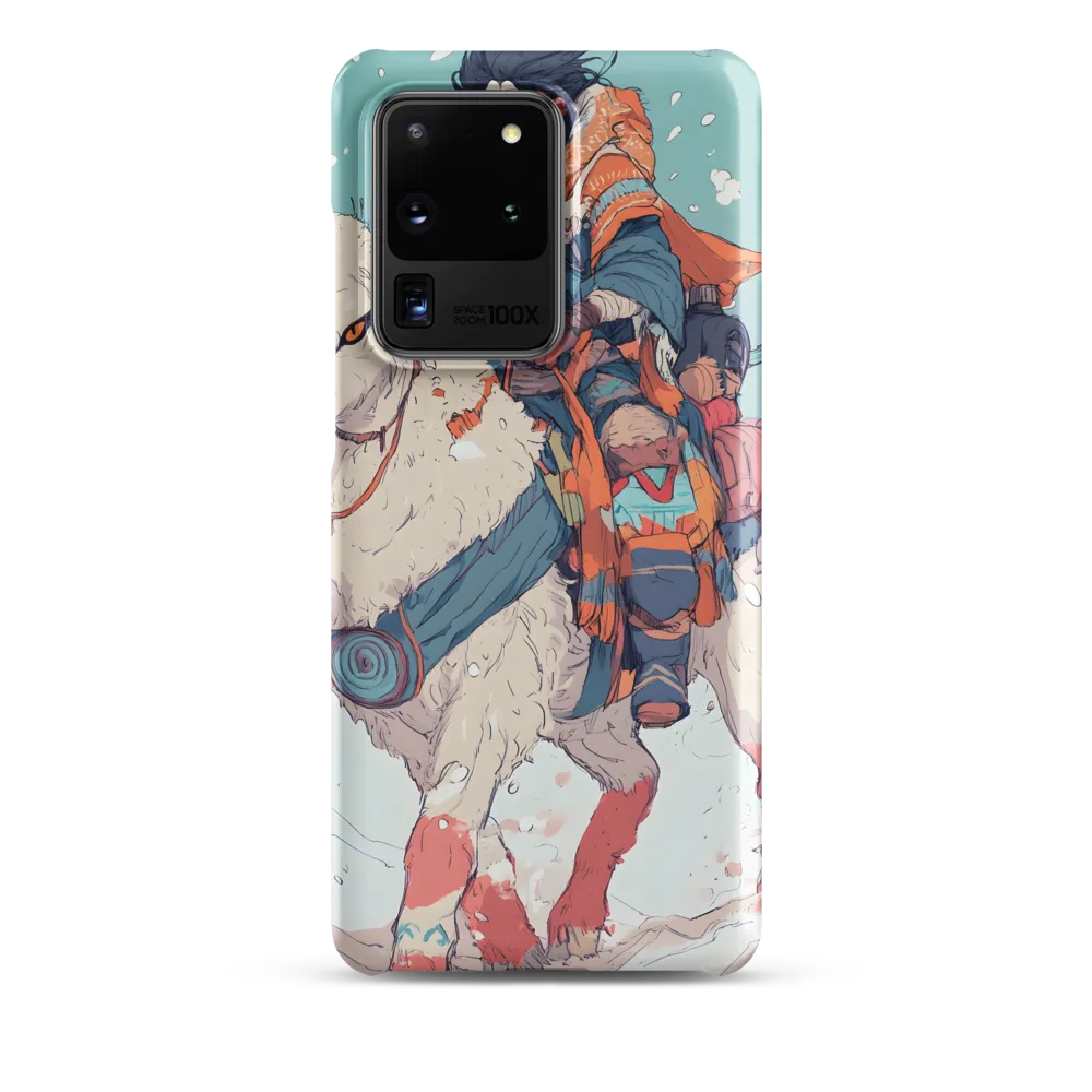 Traveler on a White Beast