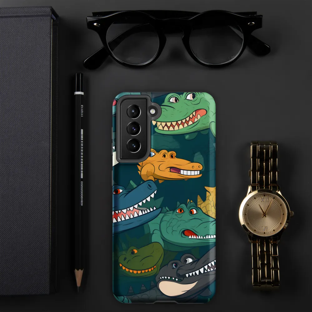 Cheerful Crocodilian Parade