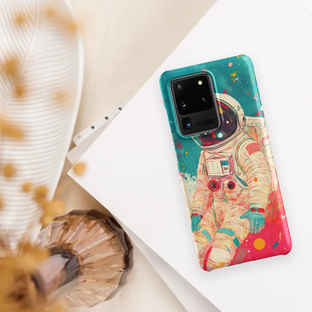 Cosmic Explorer: An Astronaut's Journey | Phone Case |  S20 Ultra | Snap Case | Matte