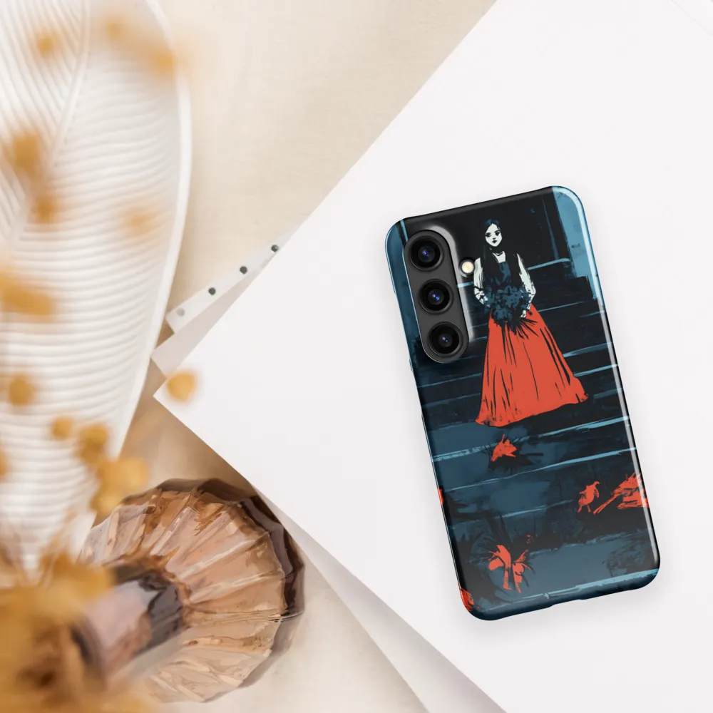 Silent Steps | Phone Case |  S24 | Snap Case | Glossy