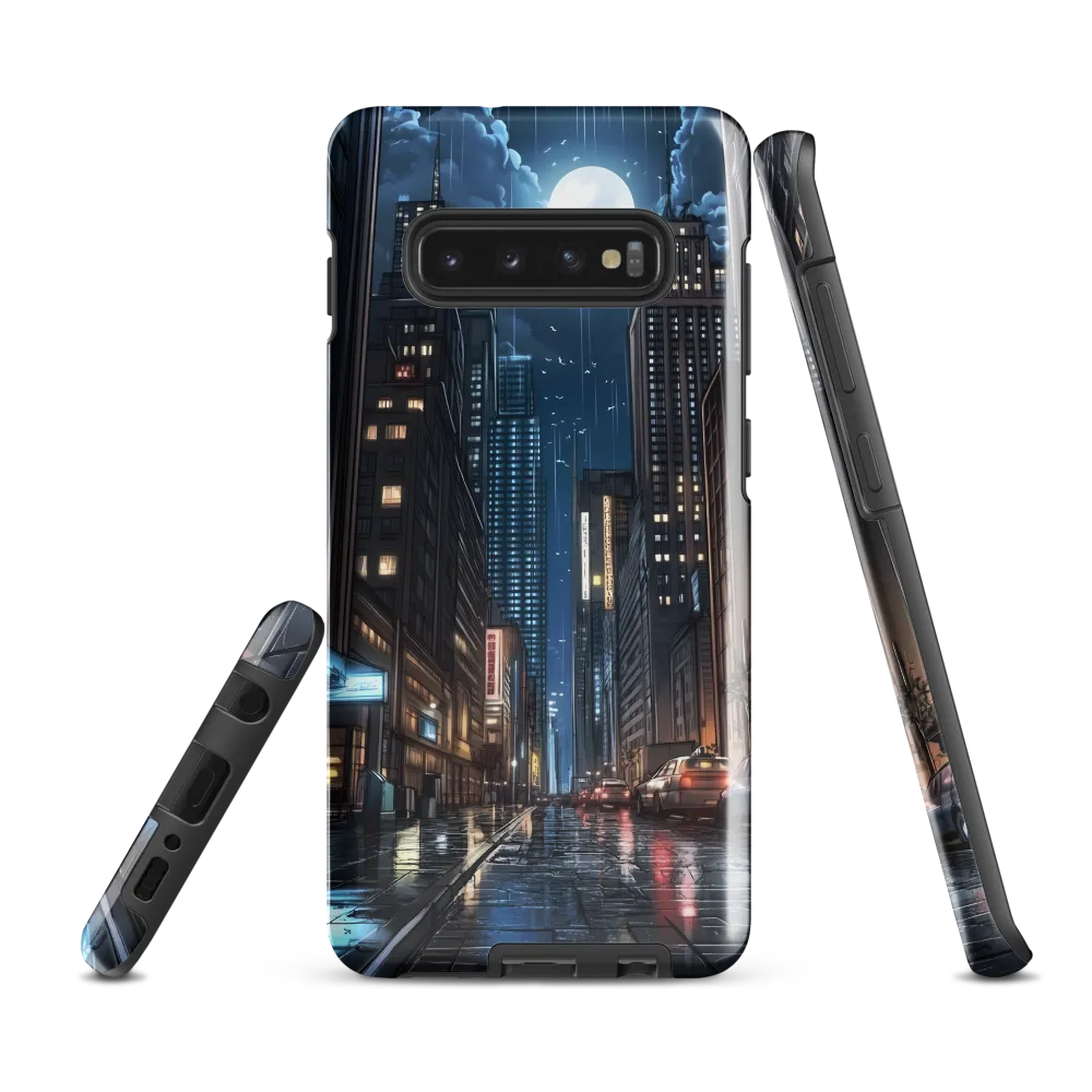 Moonlit Urban Serenity | Phone Case |  S10 Plus | Tough Case | Glossy