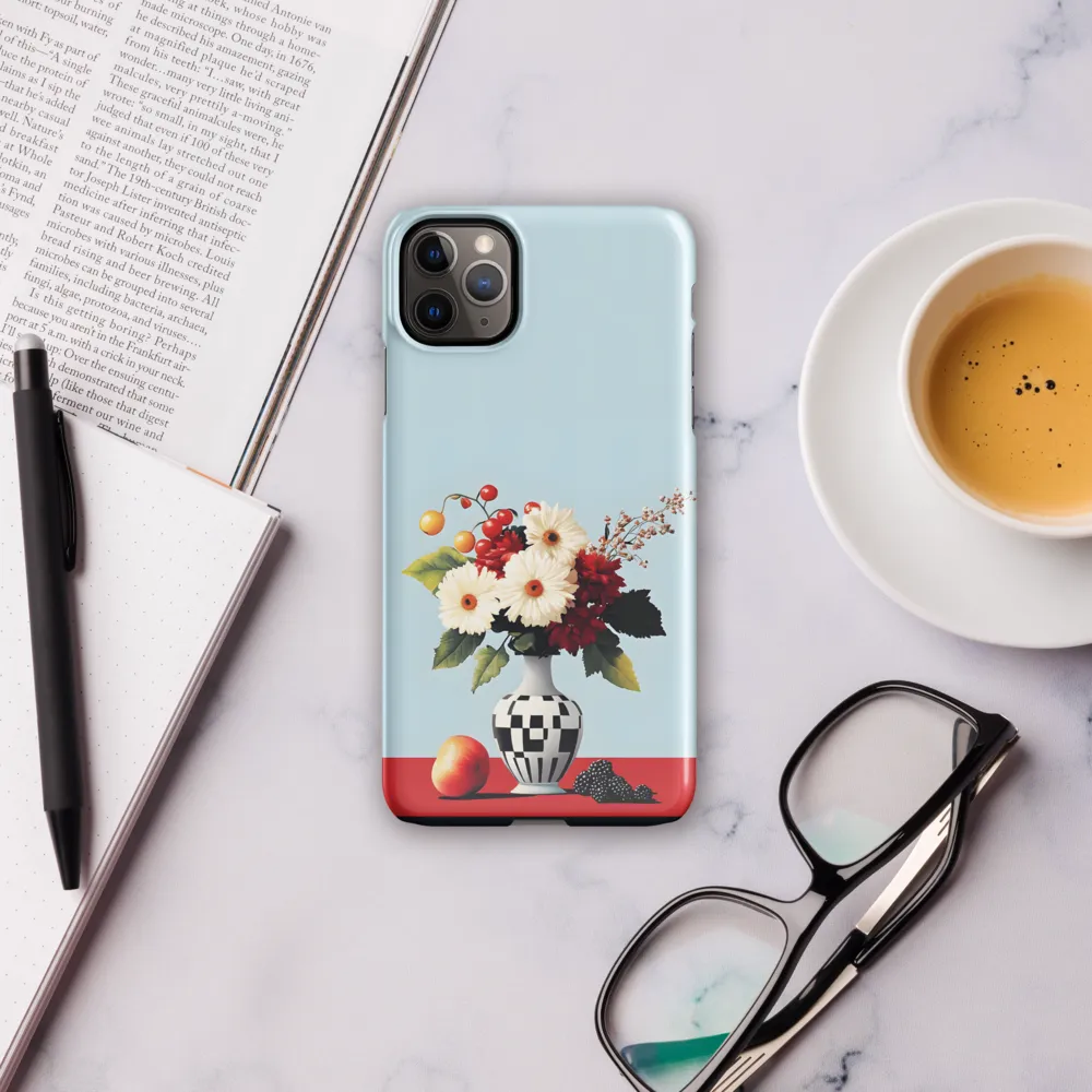 Floral Symphony: A Modern Still Life | Phone Case |  11 Pro Max | Snap Case | Glossy