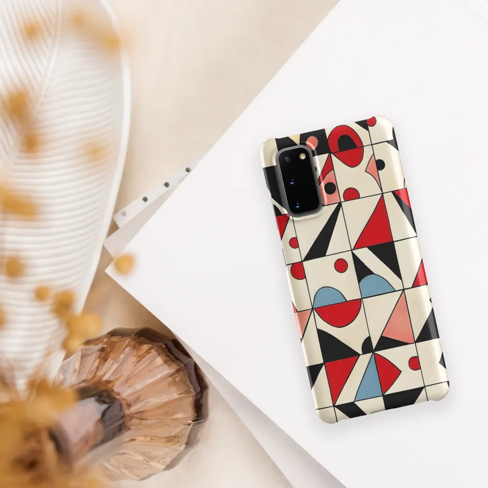 Dynamic Geometric Harmony | Phone Case |  S20 | Snap Case | Matte