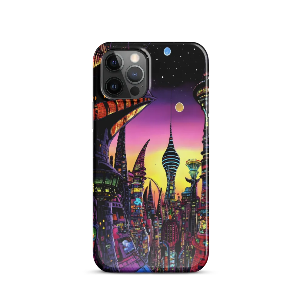 Futuristic Cityscape at Dusk