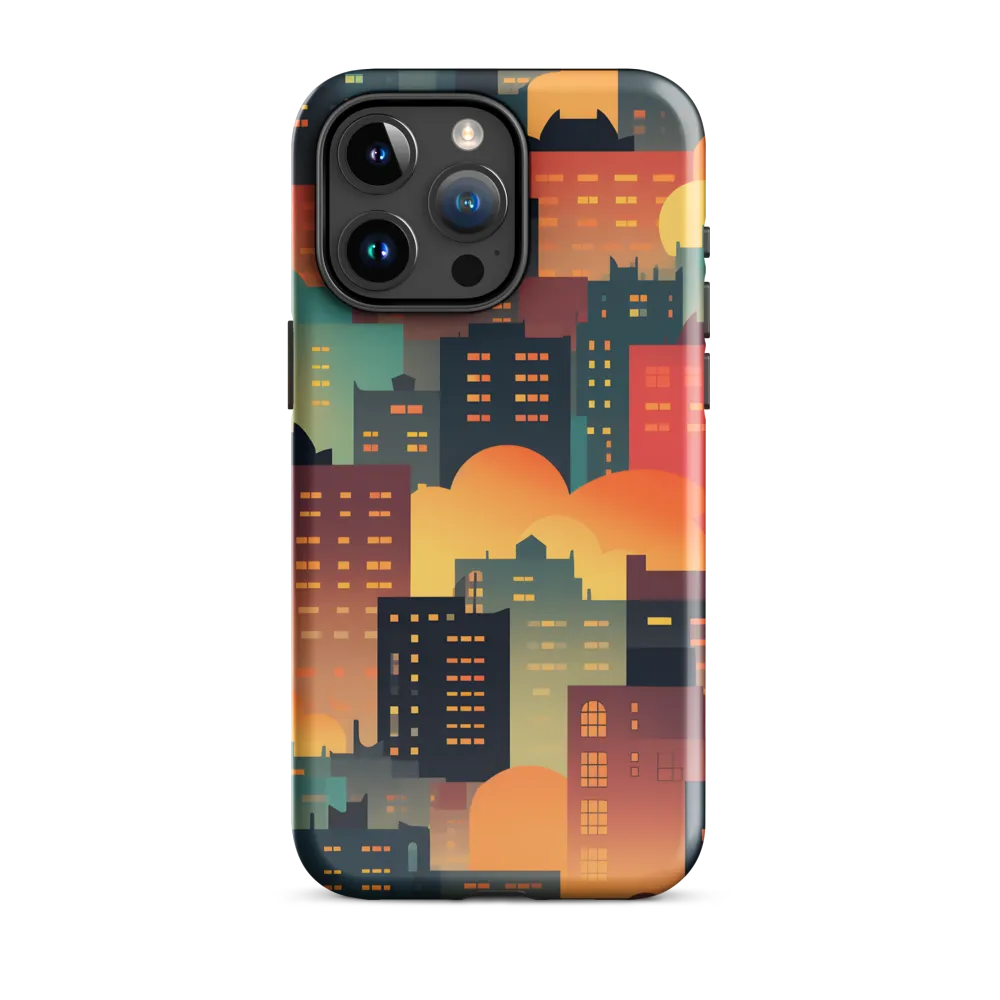 Twilight in the Concrete Jungle | Phone Case |  15 Pro Max | Tough Case | Glossy