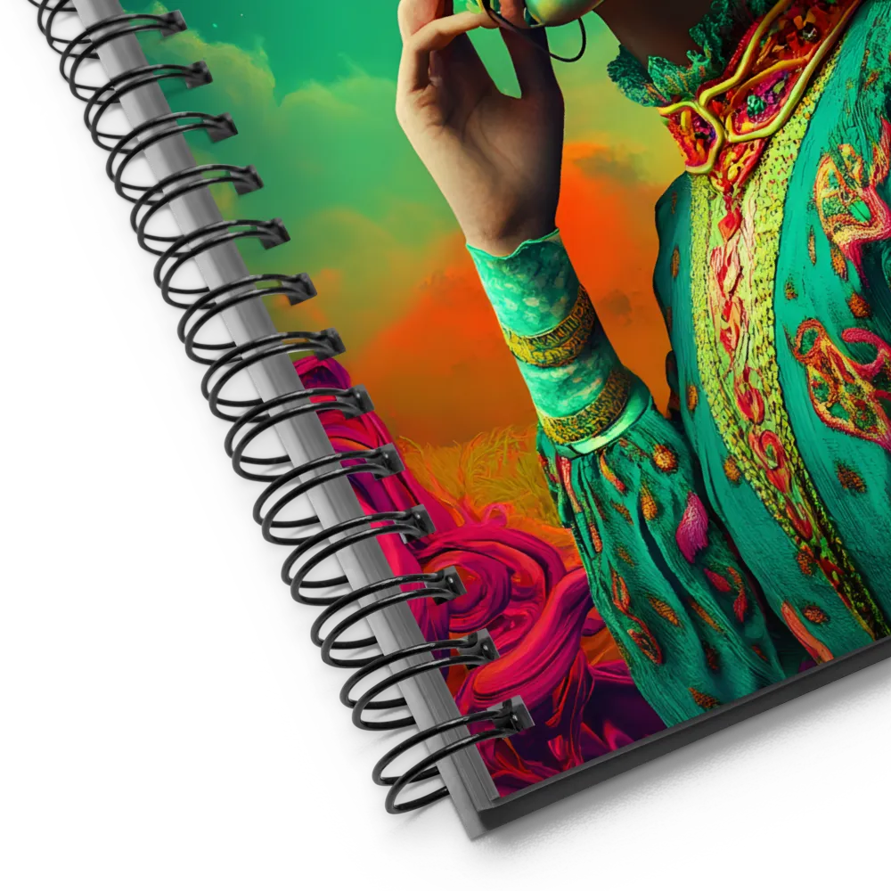 A Celebration of Color and Fantasy | Spiral Notebook