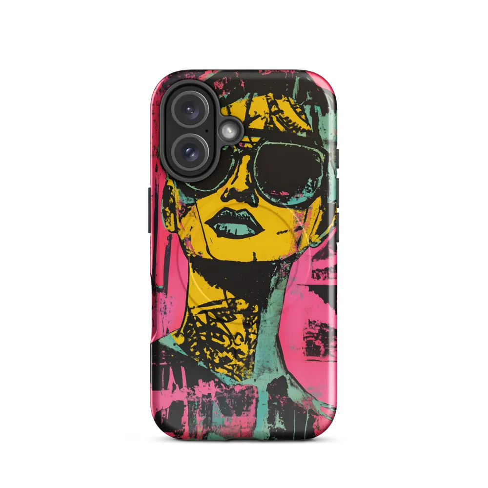 Confident Portrait in Neon Colors