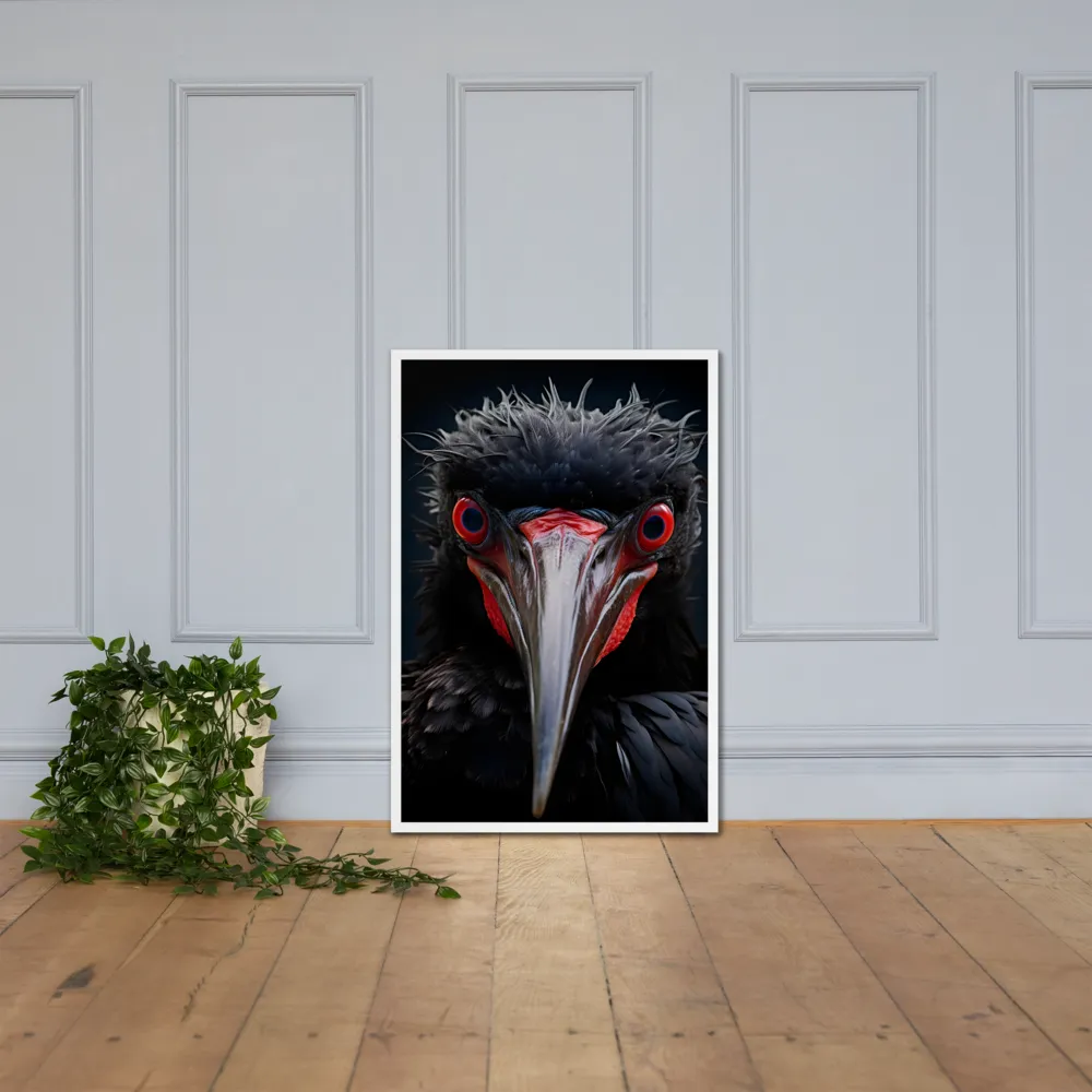 Gaze of the Abyss | Poster with White Frame | 24″×36″