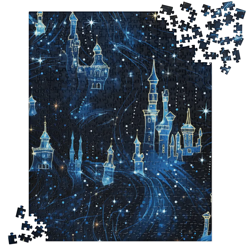 Dreamy Castles in a Starry Sky | Jigsaw Puzzle | 520 pieces