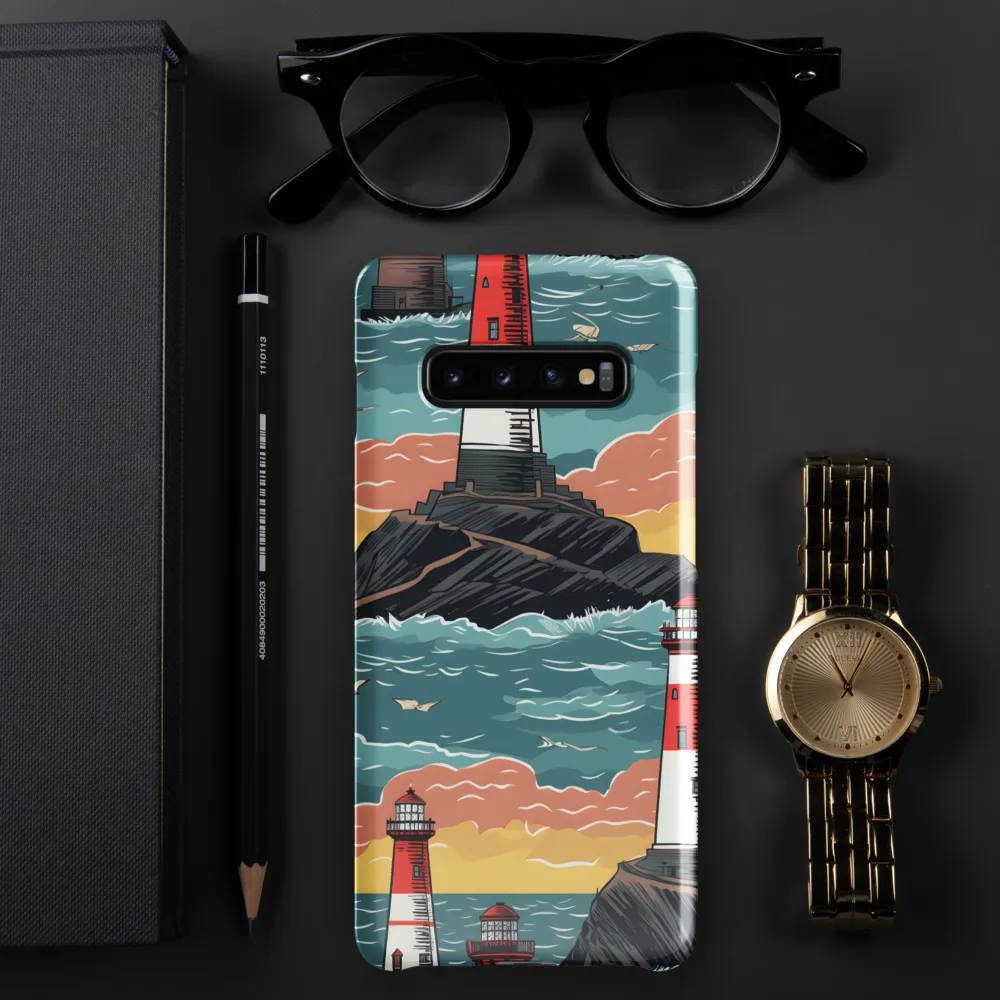 Lighthouses in a Whimsical Ocean