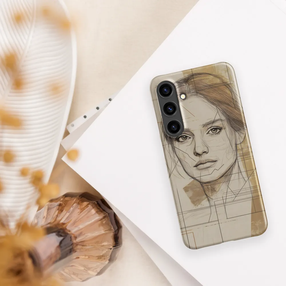 Geometric Elegance: A Modern Portrait