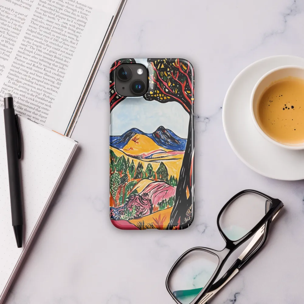 Vibrant Nature's Embrace | Phone Case |  15 Plus | Snap Case | Glossy