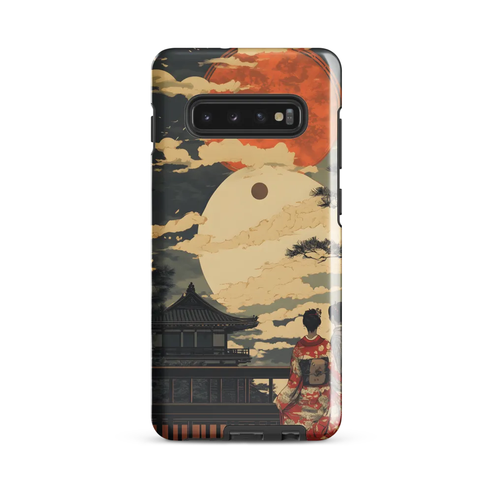 Under the Embrace of the Moon | Phone Case |  S10 Plus | Tough Case | Glossy