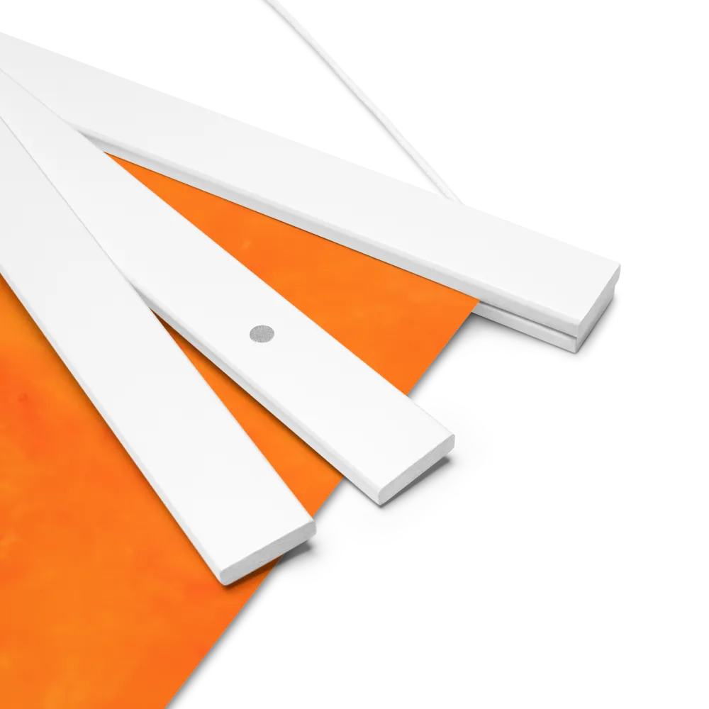 Harmonious Encounters: Abstract Geometry | Poster With White Wood Hanger | 18″×18″