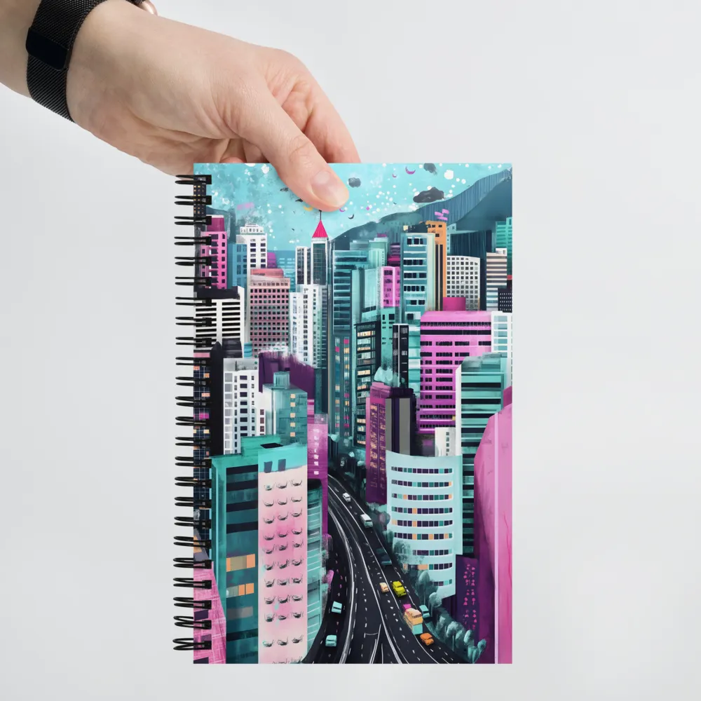 Vibrant Urban Symphony | Spiral Notebook