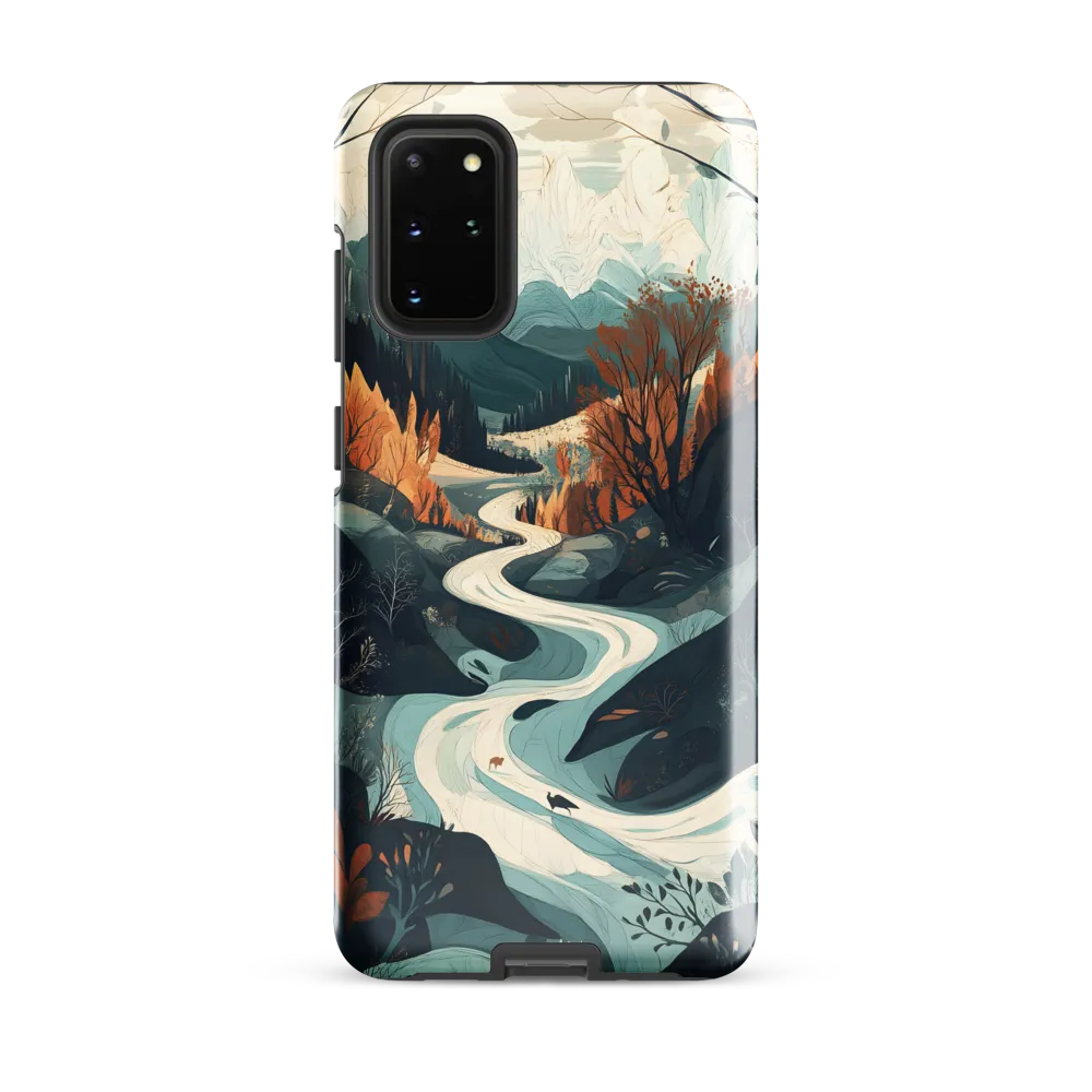 Winding Serenity: A Digital Landscape
