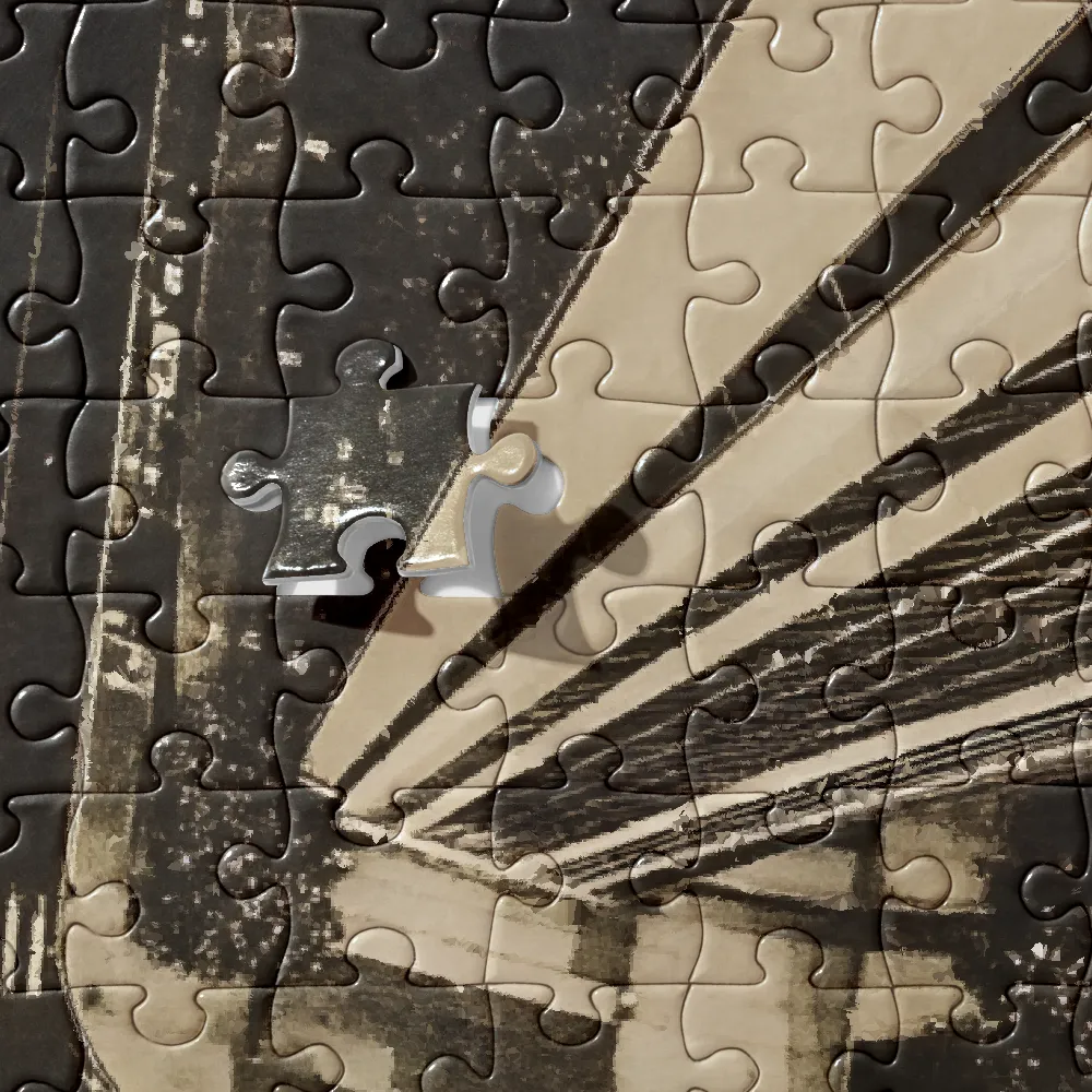 Urban Symphony: Aerial Perspective of City Life